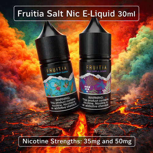 Fruitia Salt Nic E-Liquid 30ml
