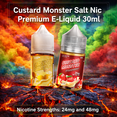 Custard Monster Salt Nic Premium E-Liquid 30ml