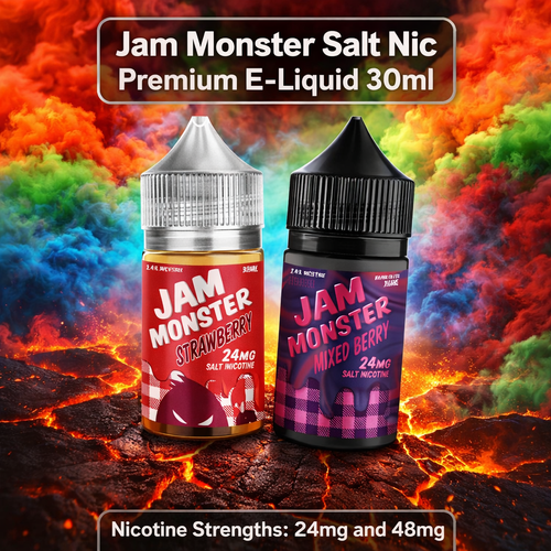 Jam Monster Salt Nic Premium E-Liquid 30ml