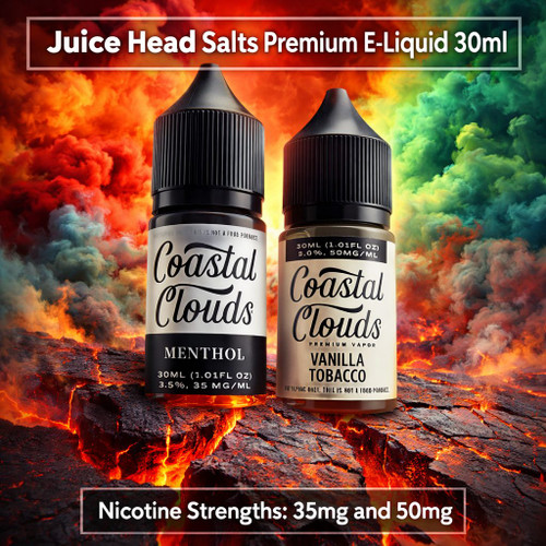 Coastal Clouds Salt Nic Premium E-Liquid 30ml