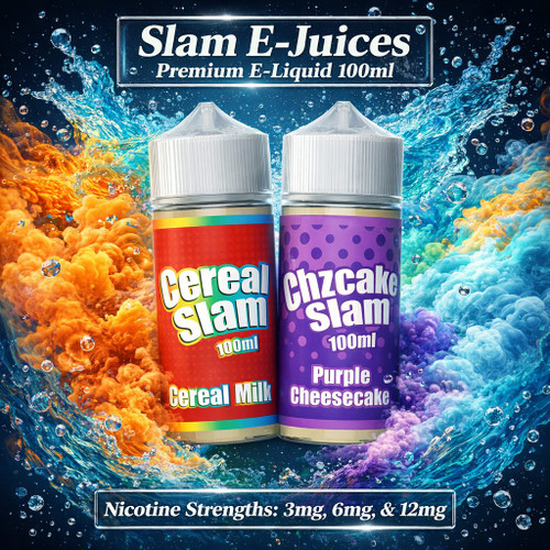 Slam E-Juices Premium E-Liquid 100ml