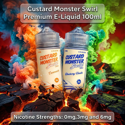 Custard Monster Swirl Premium E-Liquid 100ml