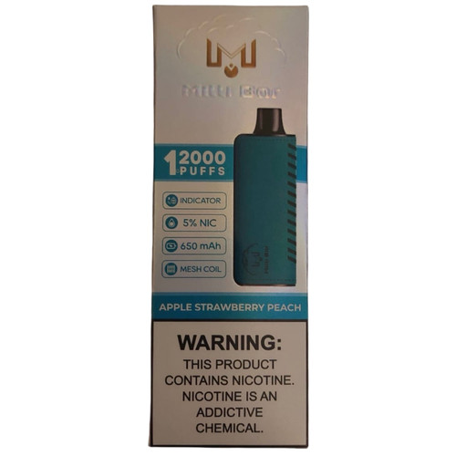 Apple Strawberry Peach - Milli Bar 12000