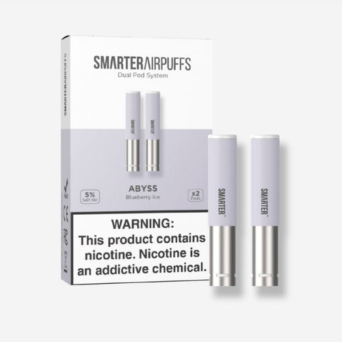 Abyss - Smarter AirPuffs Flavored Nicotine Pods – Blueberry Ice - 2-Pack