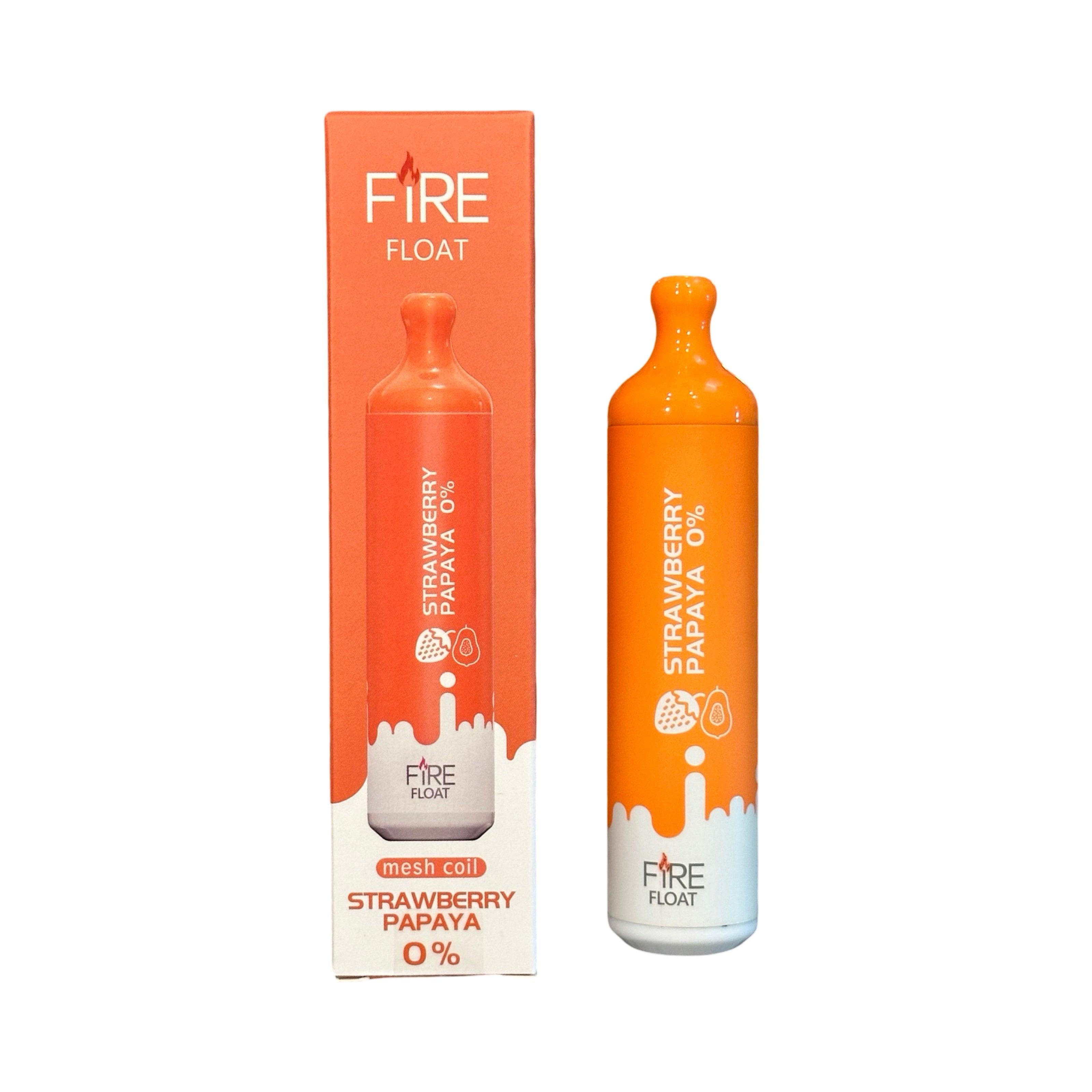 float vape battery Strawberry Papaya - Fire 3000 - Zero Nicotine nicotine liquid Strength:12mg/ml &Shine disposable is out