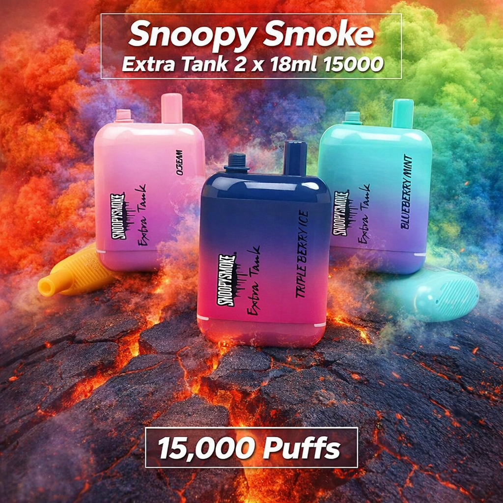 Snoopy Smoke Extra Tank 15000 Vape