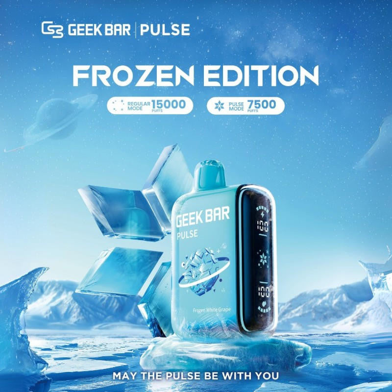 frozen white grape geek bar pulse 15000 - $9.99 Devices: POD Kit Color:Gradient Violet Geek Bar Pulse X