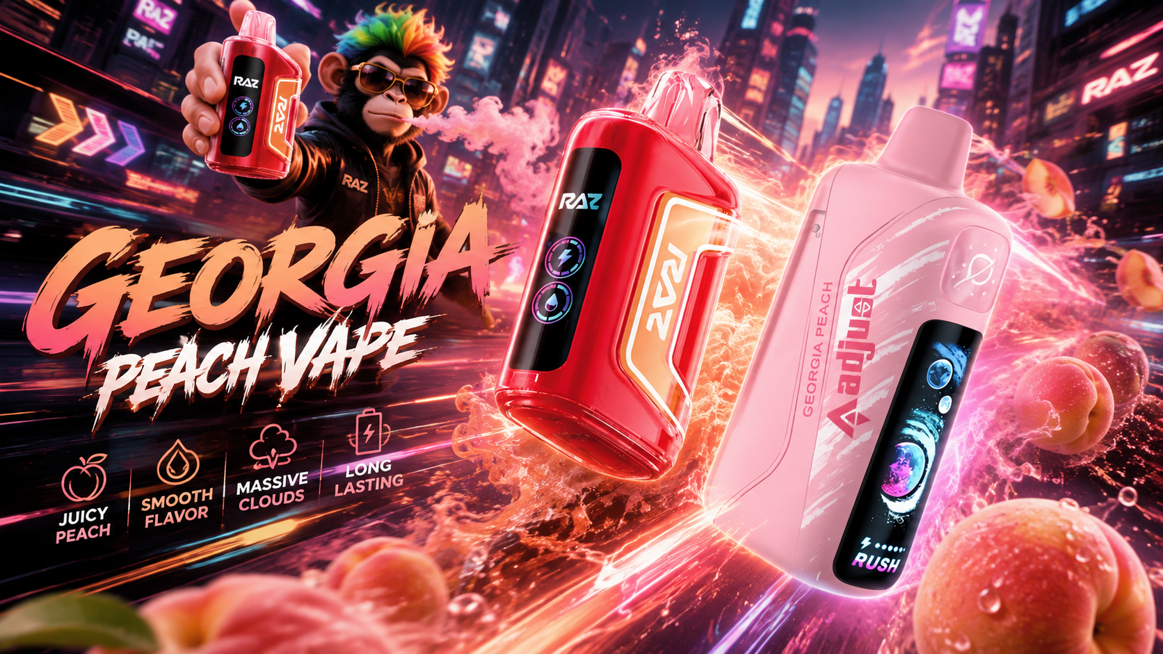 can you buy flavored vapes in georgia Peach Vape WratryParts Silicone Case Compatible DX2 E-liquid flavor:Peach Berry