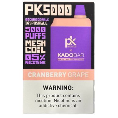 Kado Bar PK5000 - Cranberry Grape | Disposable Vape | 5000 Puffs