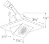 2" Elco Adler Square Adjustable Light Engine