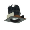 2" Nora Iolite LED Square Cone Regressed Adjustable Trim