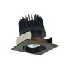 2" Nora Iolite LED Square Cone Regressed Adjustable Trim