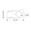 4" Elco New Construction Round Mounting Plate