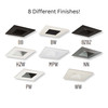 4" Nora Cobalt Click LED Square Reflector w/ Square Aperture