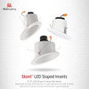 5" Elco Sloped Ceiling LED Reflector Inserts 1050 Lumens