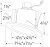 5" Elco Sloped Ceiling LED Reflector Inserts 1050 Lumens