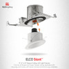 6" Elco Remodel Dedicated LED Super Sloped Ceiling IC Housing