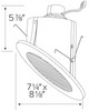 6" Elco Super Sloped Ceiling LED Baffle Inserts