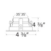 Elco Koto Pex 3" Round Adjustable Baffle Trim