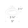 Elco Koto Pex 4" Round Adjustable Wall Wash Trim