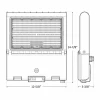 Westgate 50W-150W LED Adjustable Power & CCT Flood & Area Light