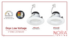 Nora 4" Onyx 12VAC Low Voltage LED Retrofit