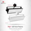 Elco LED Pipe Wall Wash Track Fixture with 3-CCT Switch
