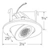 Elco Adler 2" Round LED High-Lumen Adjustable Light Engine