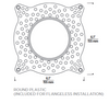 Visual Comfort Architectural Entra CL 3" Round Flangeless Housing