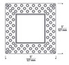 Visual Comfort Architectural Entra CL 2" Square Flangeless Housing
