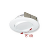 Nora 4" AC Onyx Round Adjustable LED Retrofit