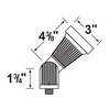 Corona CL-502 MR16 Aluminum Mini Bullet Light