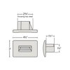 Hinkley Luna LED Horizontal Step Light