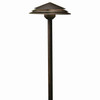 Kichler 16124 Round Tiered 12V LED Path & Area Light