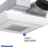 Panasonic WhisperValue® DC Fan|Light, Pick-A-Flow®, 50-80-100 CFM