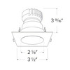 Elco Canless Koto Pex™ 2" Square Deep Reflector
