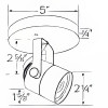 Elco LED Cleat™ Monopoint Track Fixture