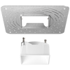 Elco Canless Koto Pex™ 3" Square Trimless Smooth Reflector Trim