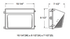 Westgate WMXE Series 80-120W LED Power & 3CCT Adjustable Builder Series Traditional Wall Pack with Photocell