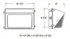 Westgate 120V/277V LED WMXE Seriess 100-150W Smart Wall Pack Light With Photocell