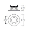 Nora 4" Cobalt Shallow Round Reflector, 850lm or 1250lm