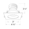 Elco Canless Koto Pex™ 3" Square Adjustable Gimbal