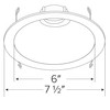 Elco Koto Pex™ 6" Round Adjustable Reflector