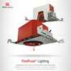 Elco 6" LED Shallow Fire Rated ICA New Construction Housing