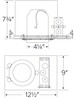 Elco 4" Fire Rated New Construction Housing
