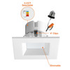 Envision 4" Square Retrofit Downlight