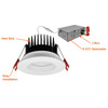 Envision Canless 3" LED Round Frosted Downlight