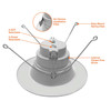 Envision 5/6" Round Retrofit Downlight, 120/277V