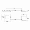 Envision 4" Square Slim Downlight