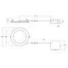 Envision 6" Round Slim Downlight Fire Rated